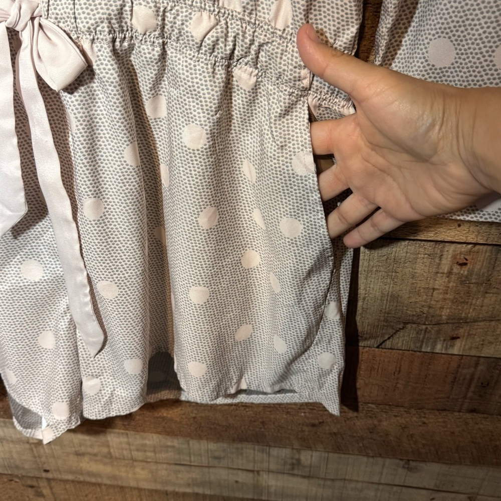 PJ SALVAGE Digity Dots Romper in Cement Women’s size XL Loungewear Pajamas - Picture 9 of 14